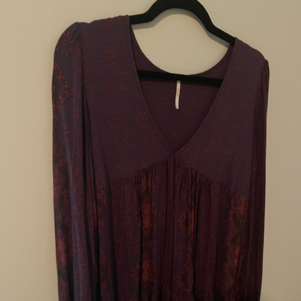 Free people S oversized long sleeved tunic top
